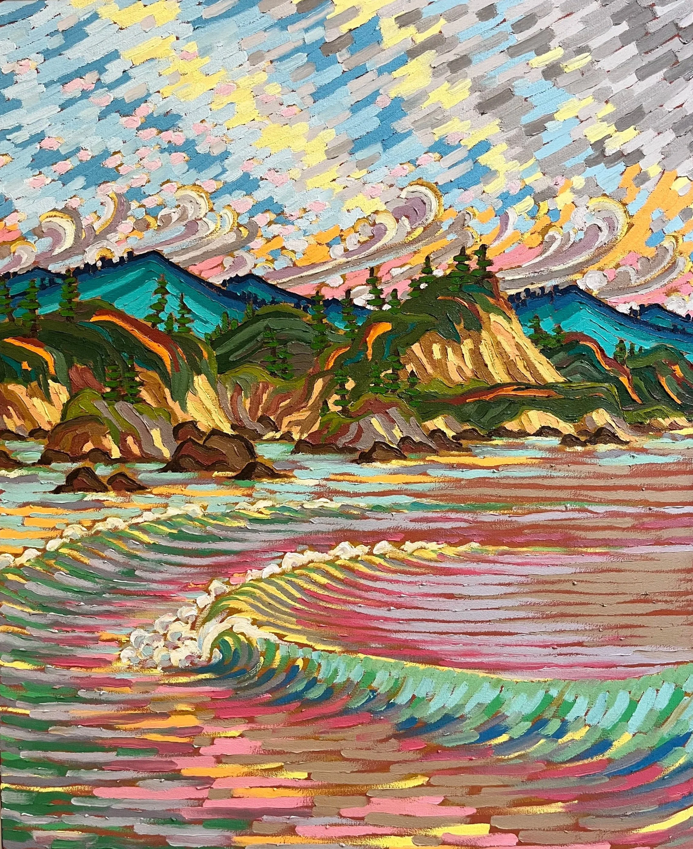 Pacific Redwood White Wine Label