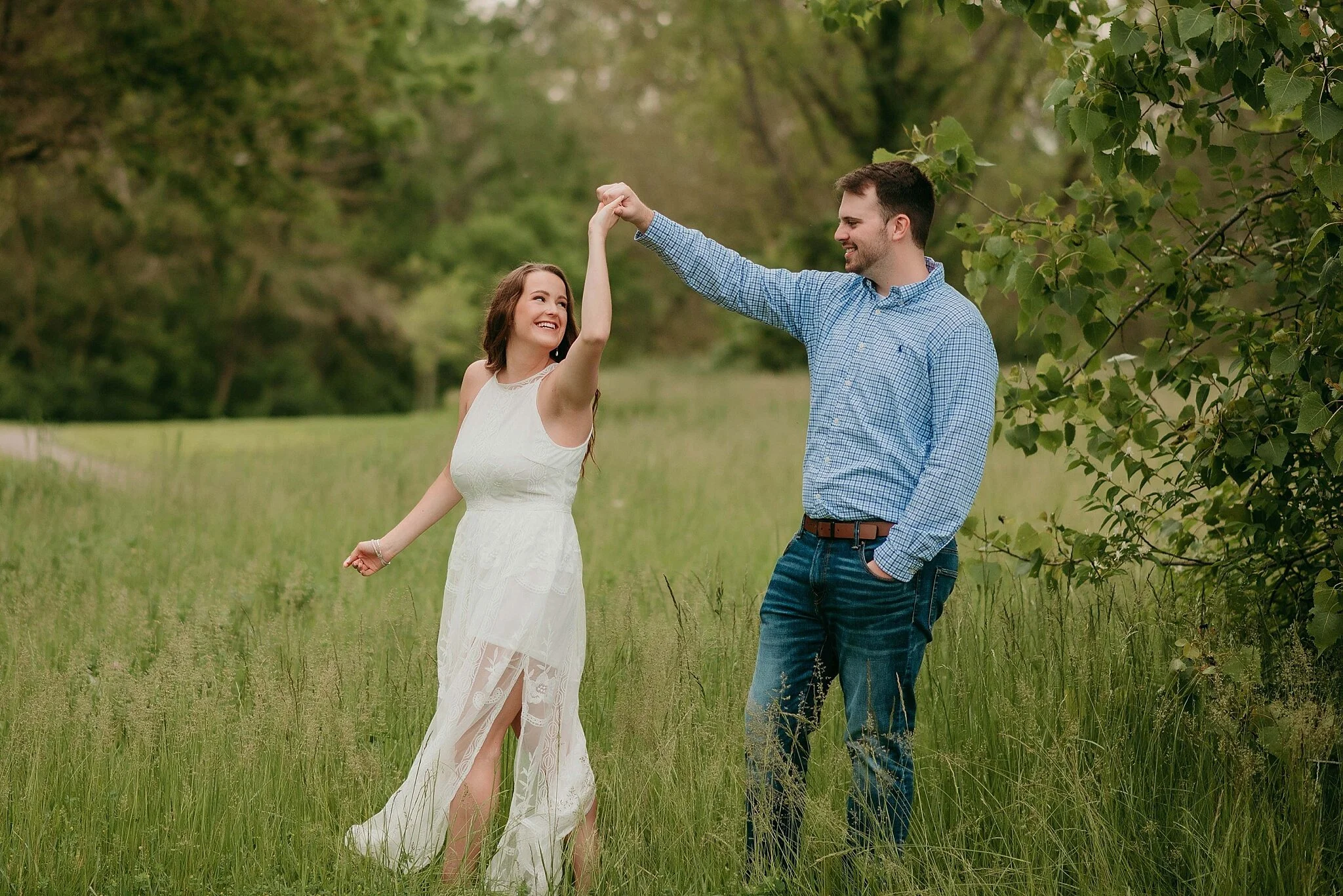 Tyler &amp; Megan's Engagement Session - Columbus, Indiana, Wedding Photographer
