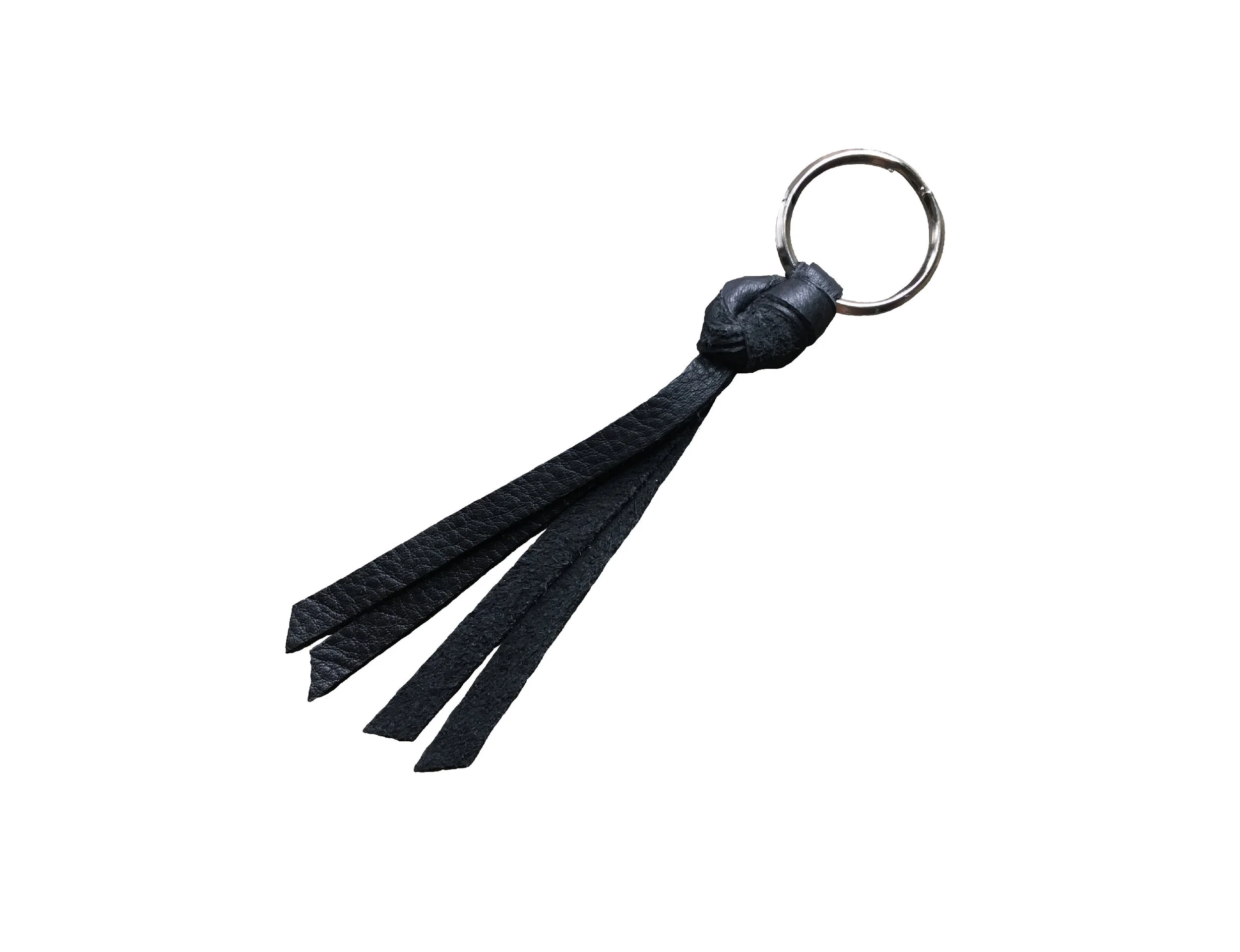 Leather Knot Keychain
