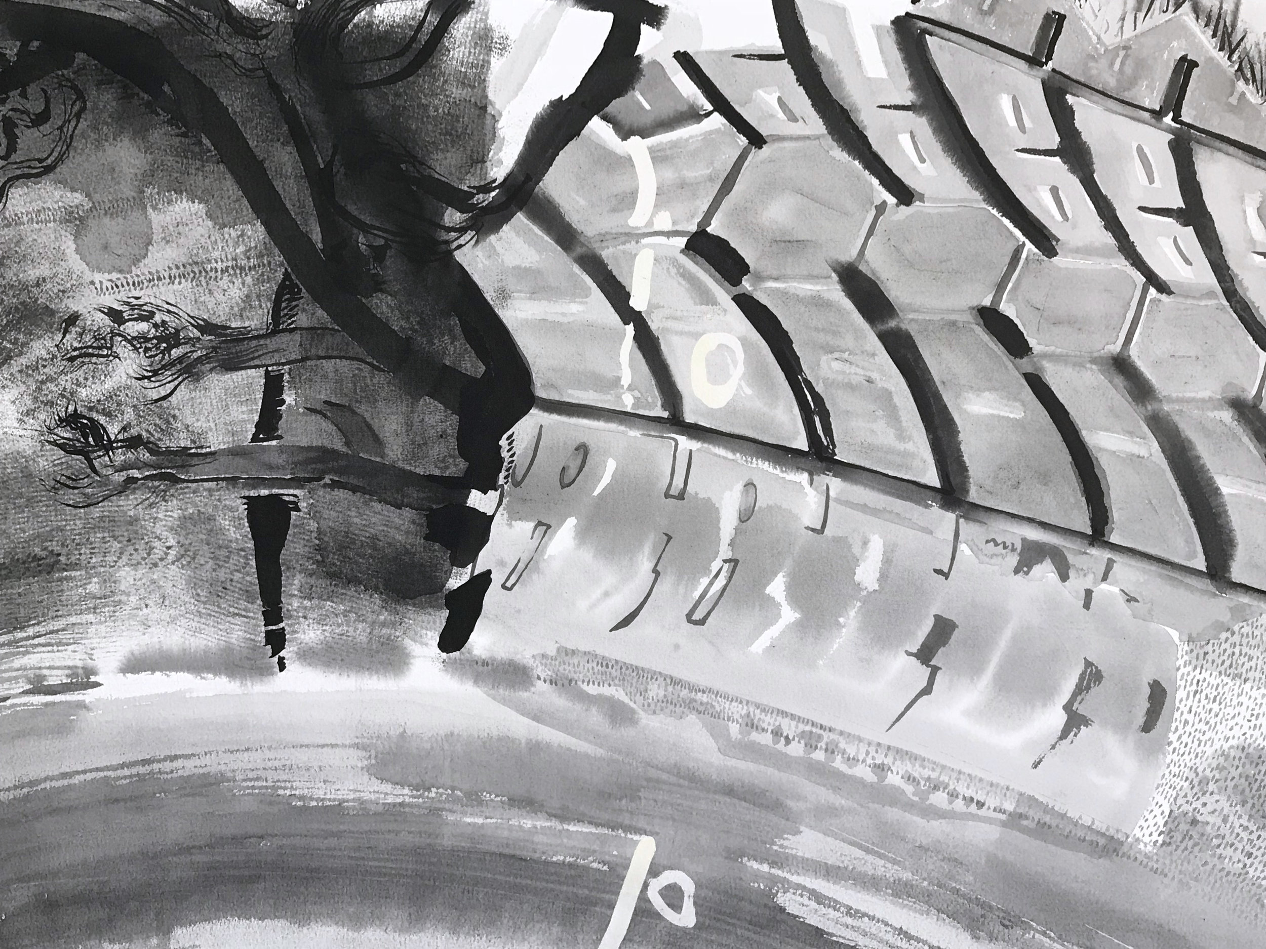 Detail of FUGUE (tire)