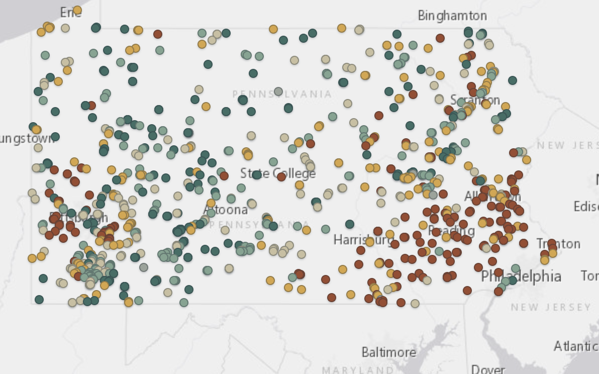   Click here for an  interactive map  of Pennsylvania Main Streets   
