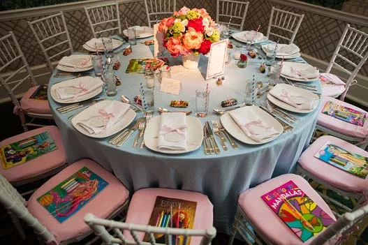 pink-blue-kids-table-crayons-coloring-books-wedding