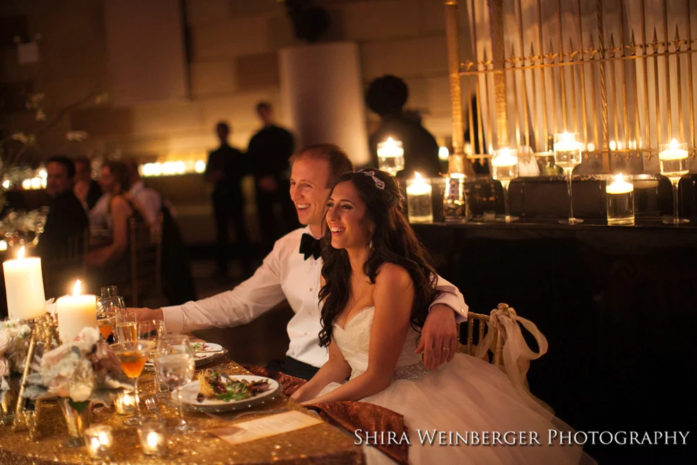 bride-groom-gotham-hall-wedding-lots-candles