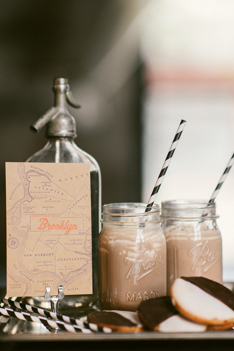 old-fashioned-vintage-black-white-cookies-soda-straws