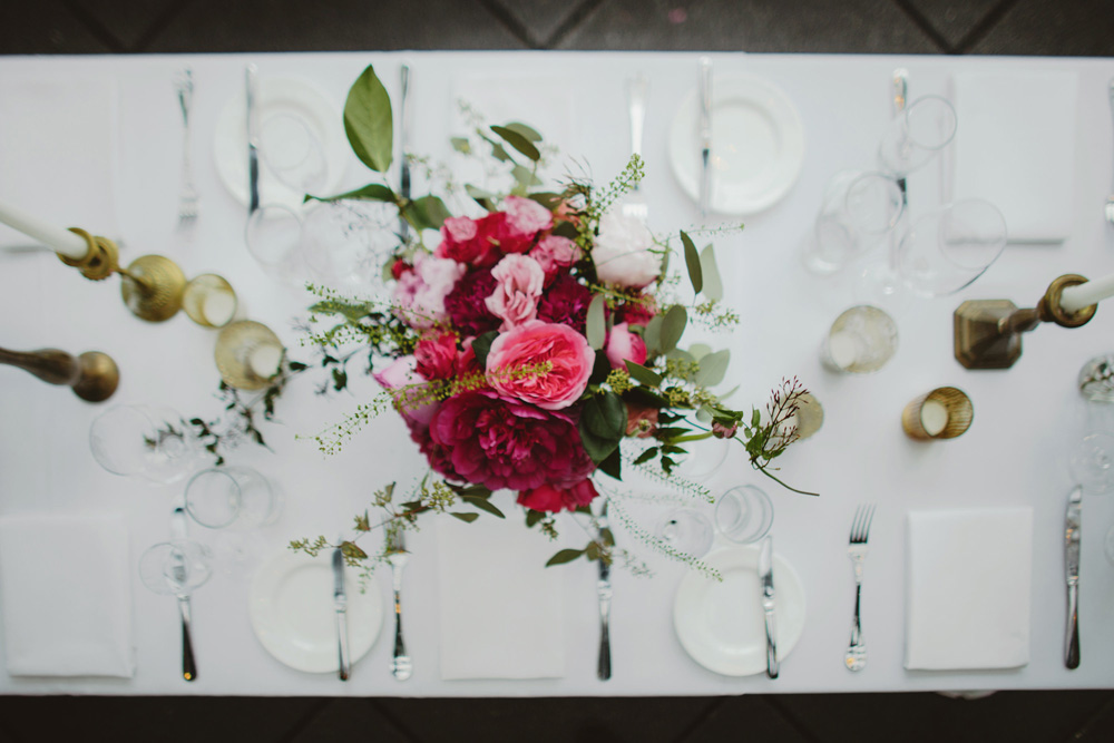gramercy-park-hotel-wedding-magenta-flowers-sophisticated-taper-candles-glamour