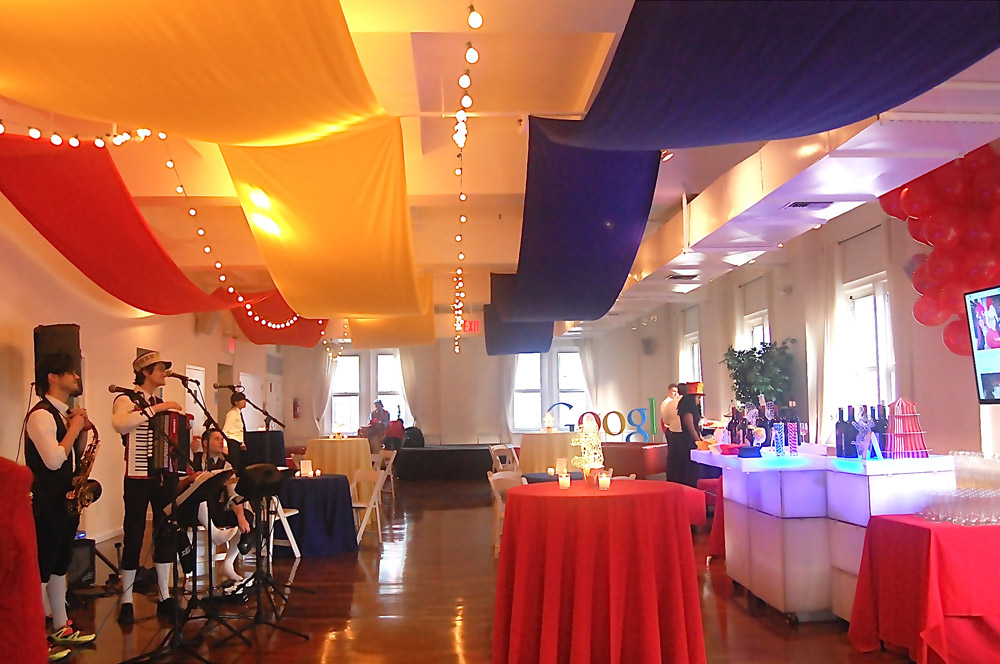 Google Local Guides Retention Event // &nbsp;Circus Theme &nbsp;// &nbsp;MIDTOWN LOFT + TERRACE