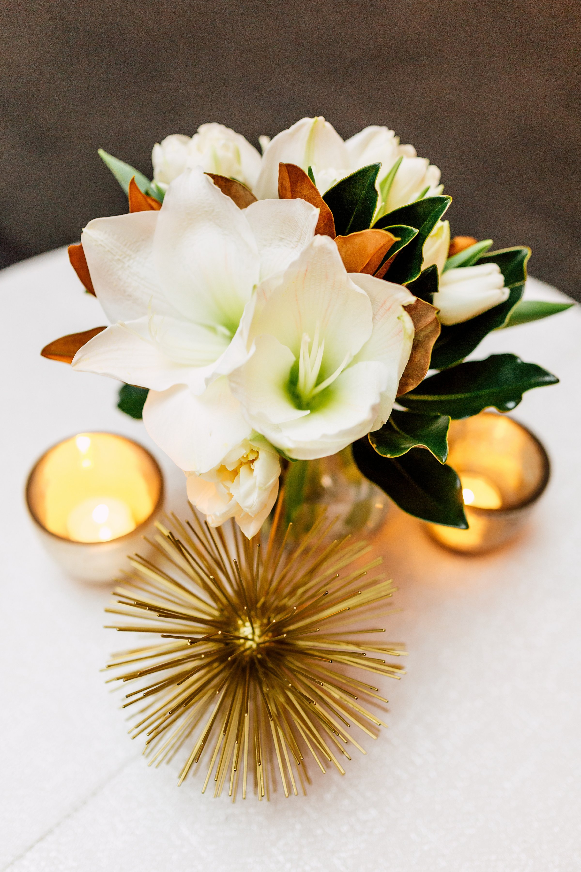 flowers-white-candles-gold-event