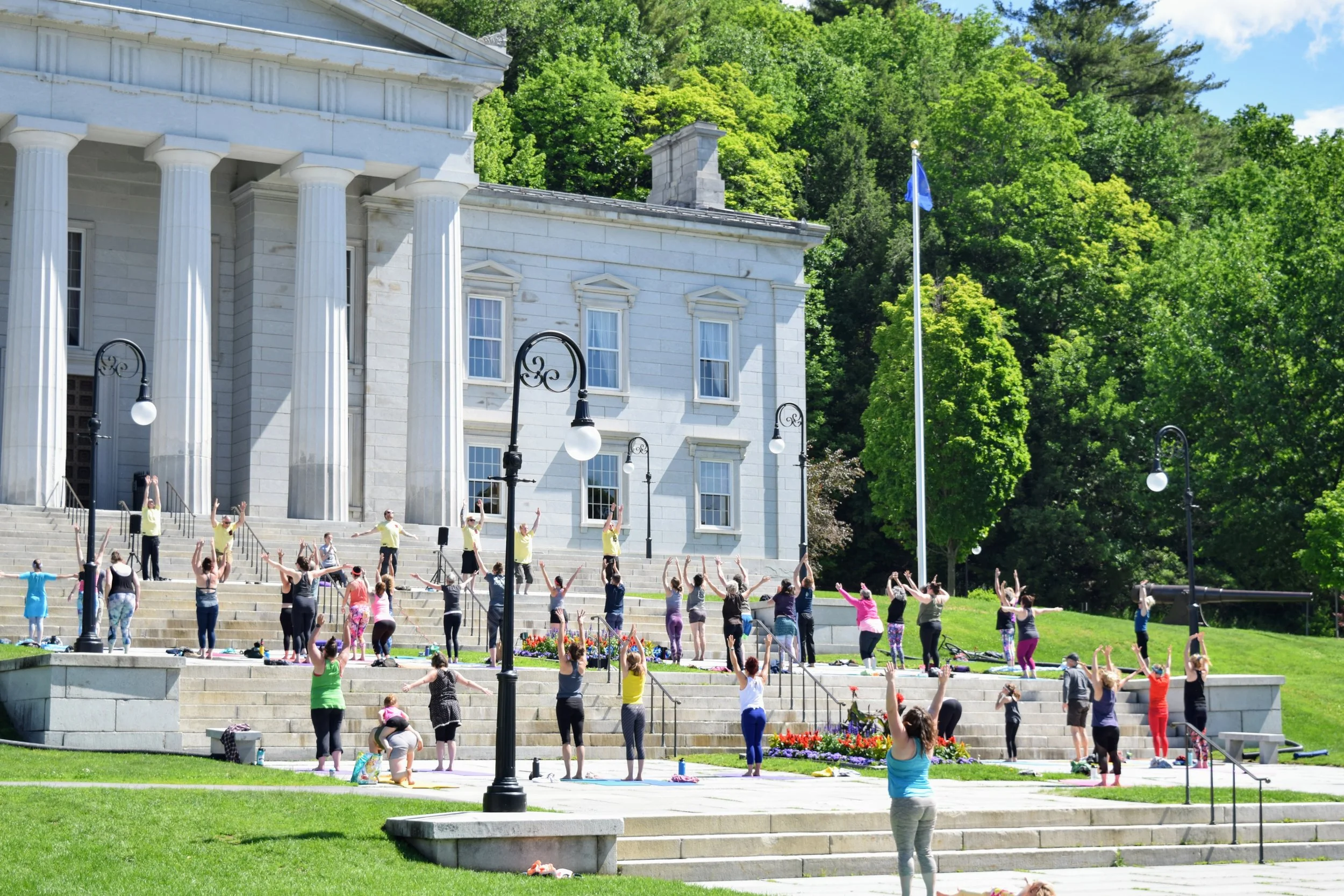 Yoga at the State House 2025