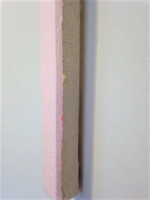 Untitled (Flourescent Pink / Hansa Yellow Light) (detail)