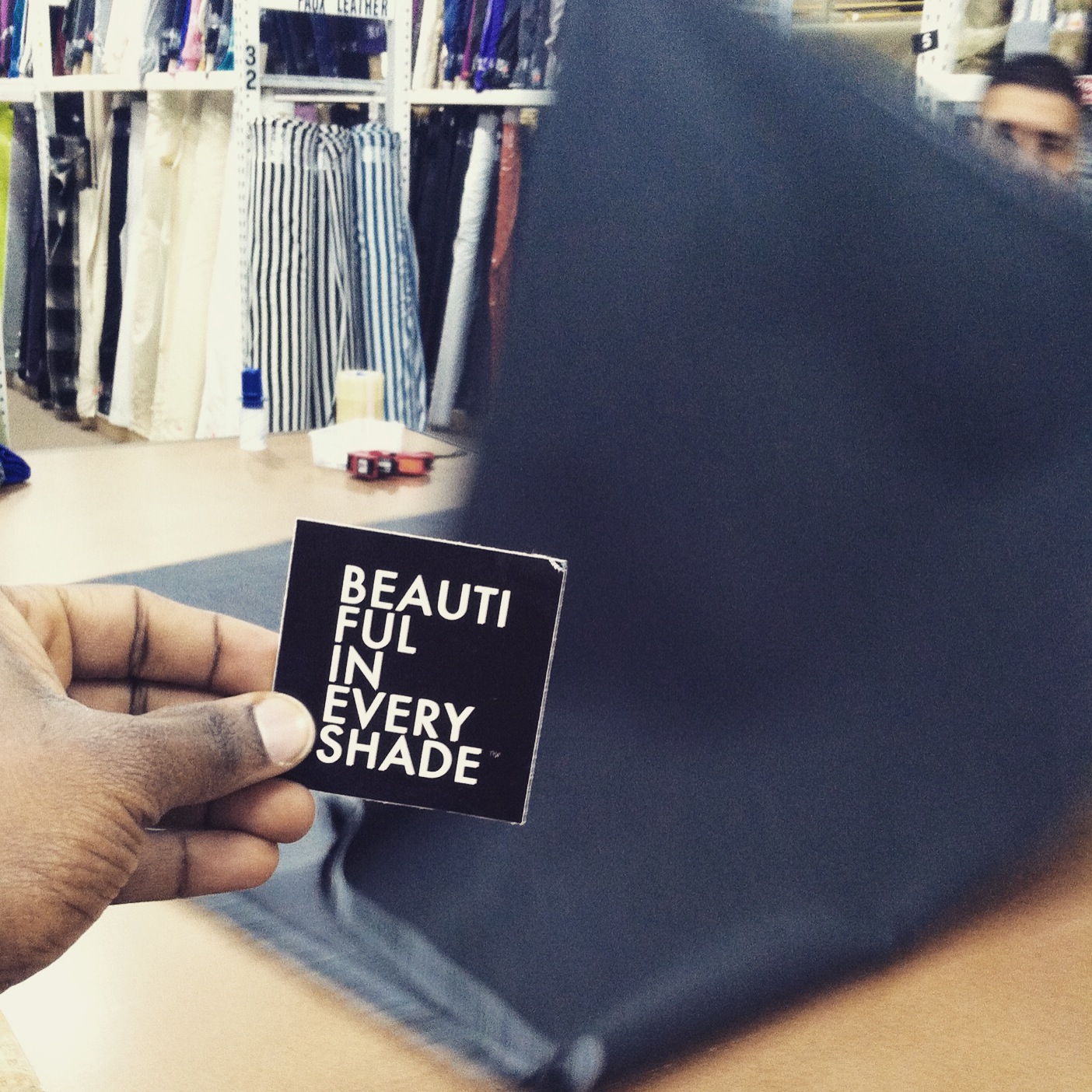 Something new to help spread a Message of beauty...coming soon. www.beautifulineveryshade.com ***CHOOSING THE MATERIALS***