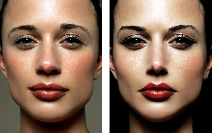 The unreality of photoshopping.