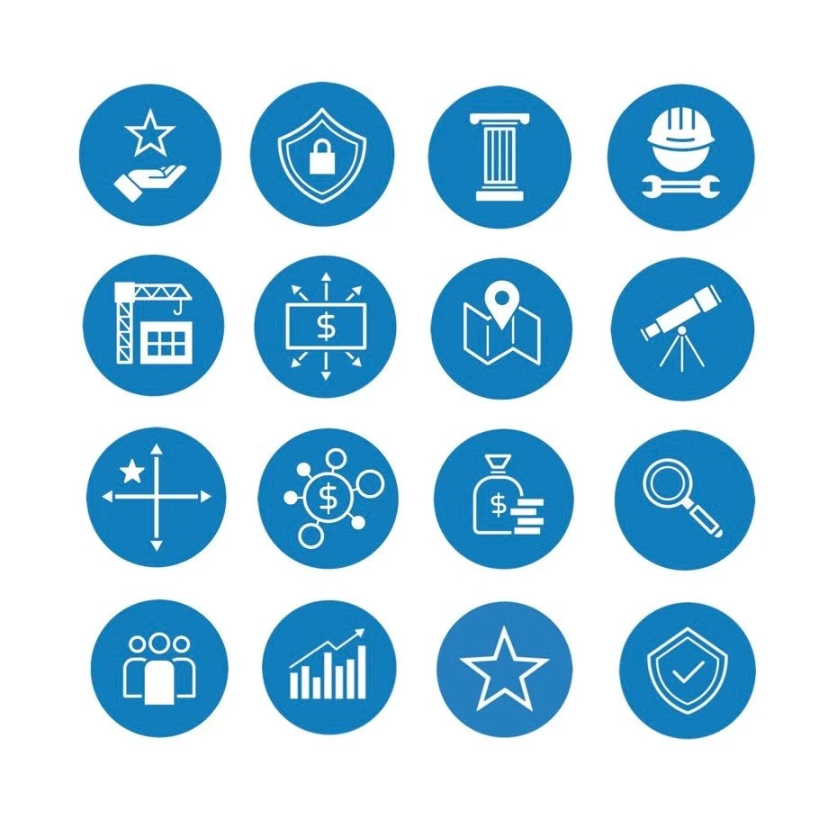  Icon designs for Washington Capitol.  