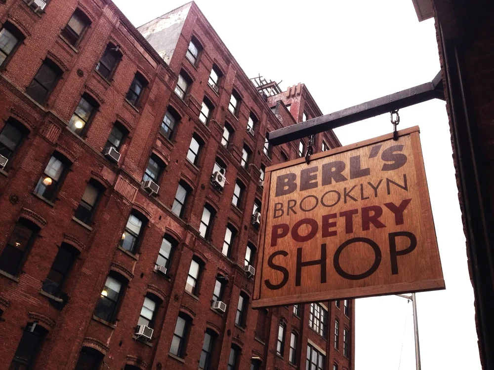 Reading at Berl's Brooklyn Poetry Shop