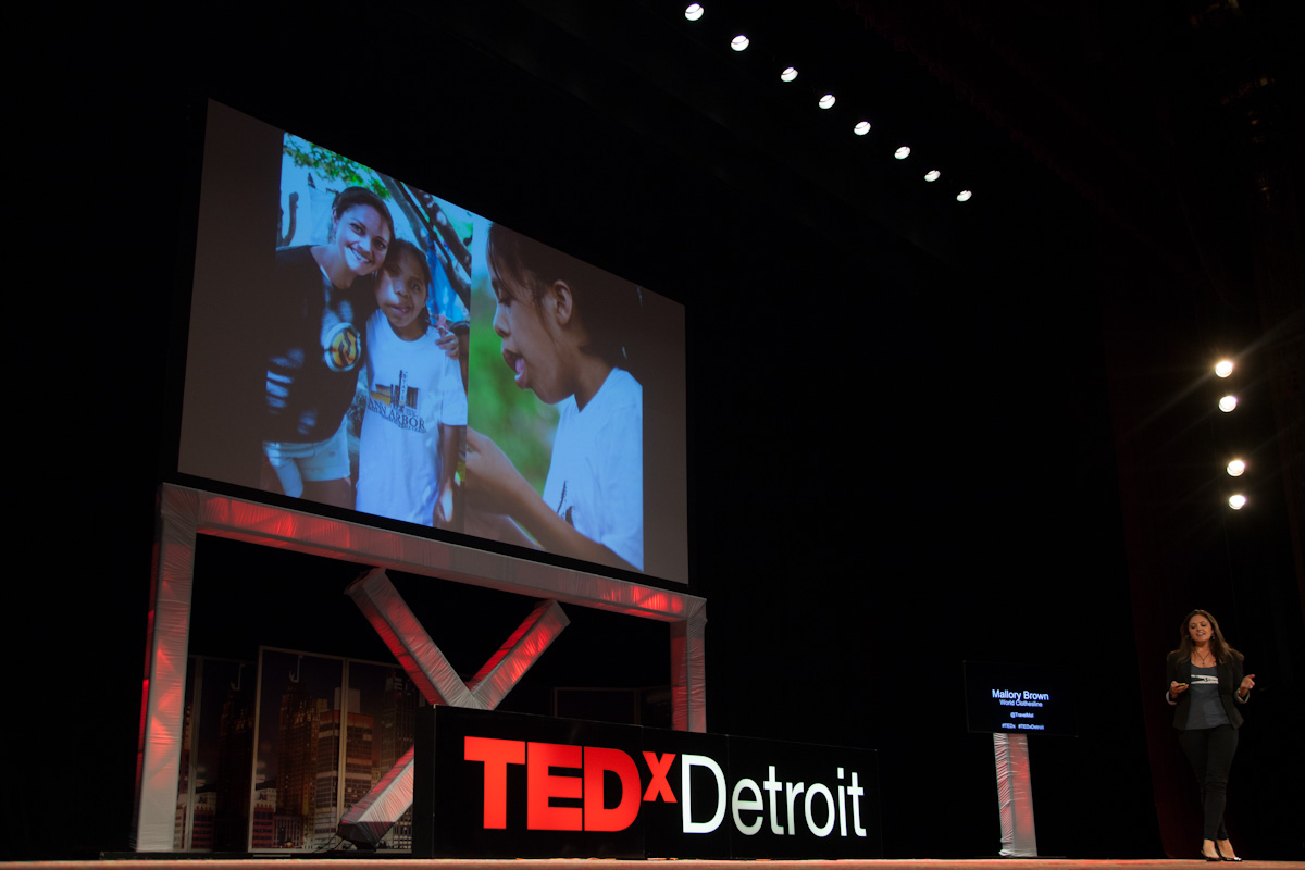 There were inspiring people, such as Social Entrepreneur and Philanthropist Mallory Brown, that dedicate their life to helping other lives.