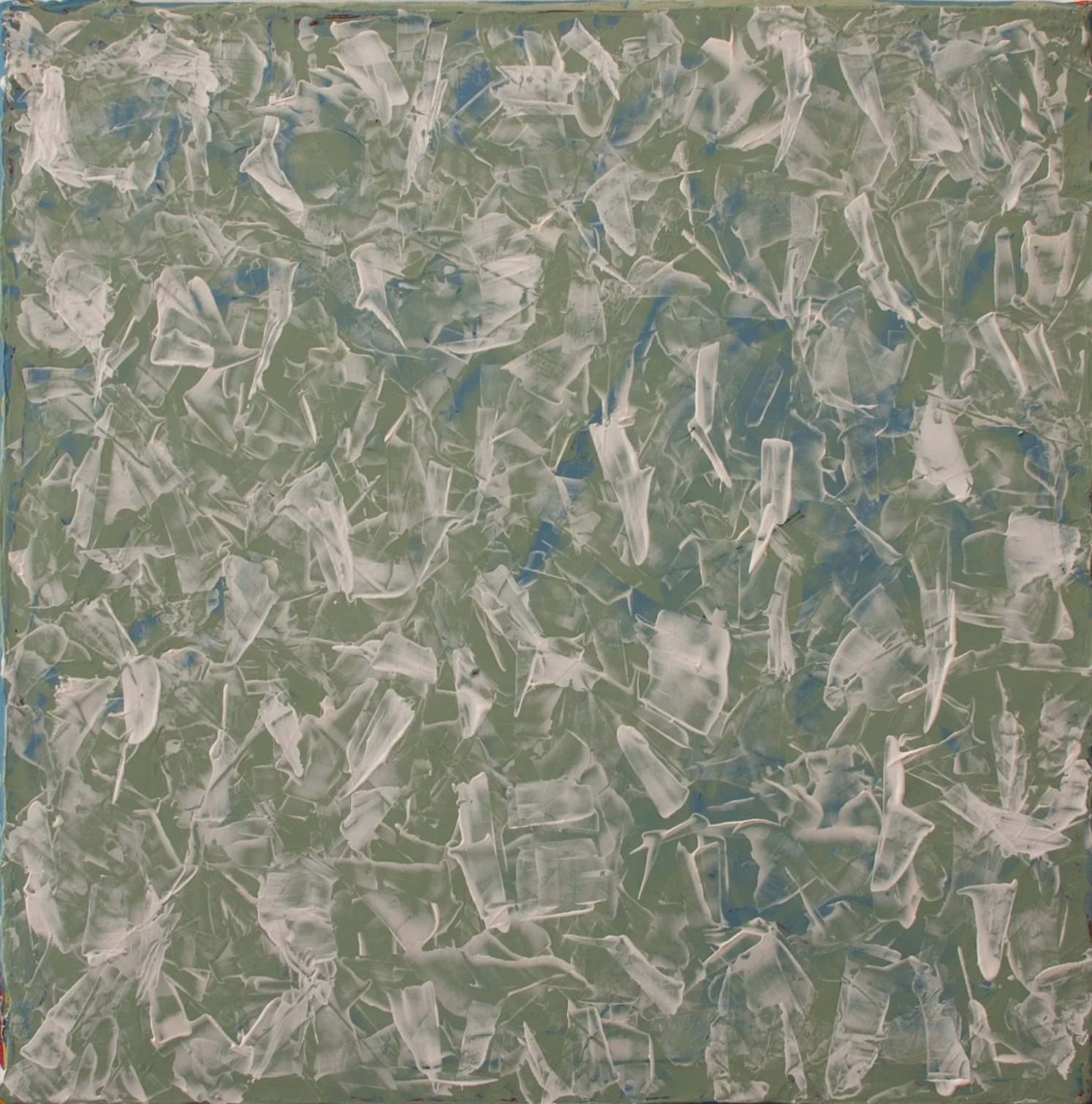  Some secrets are benign, while some are despicable by people of conscience.&nbsp;  10 x 10 in 25 x 25 cm  oil and oil stick on canvas  2017 