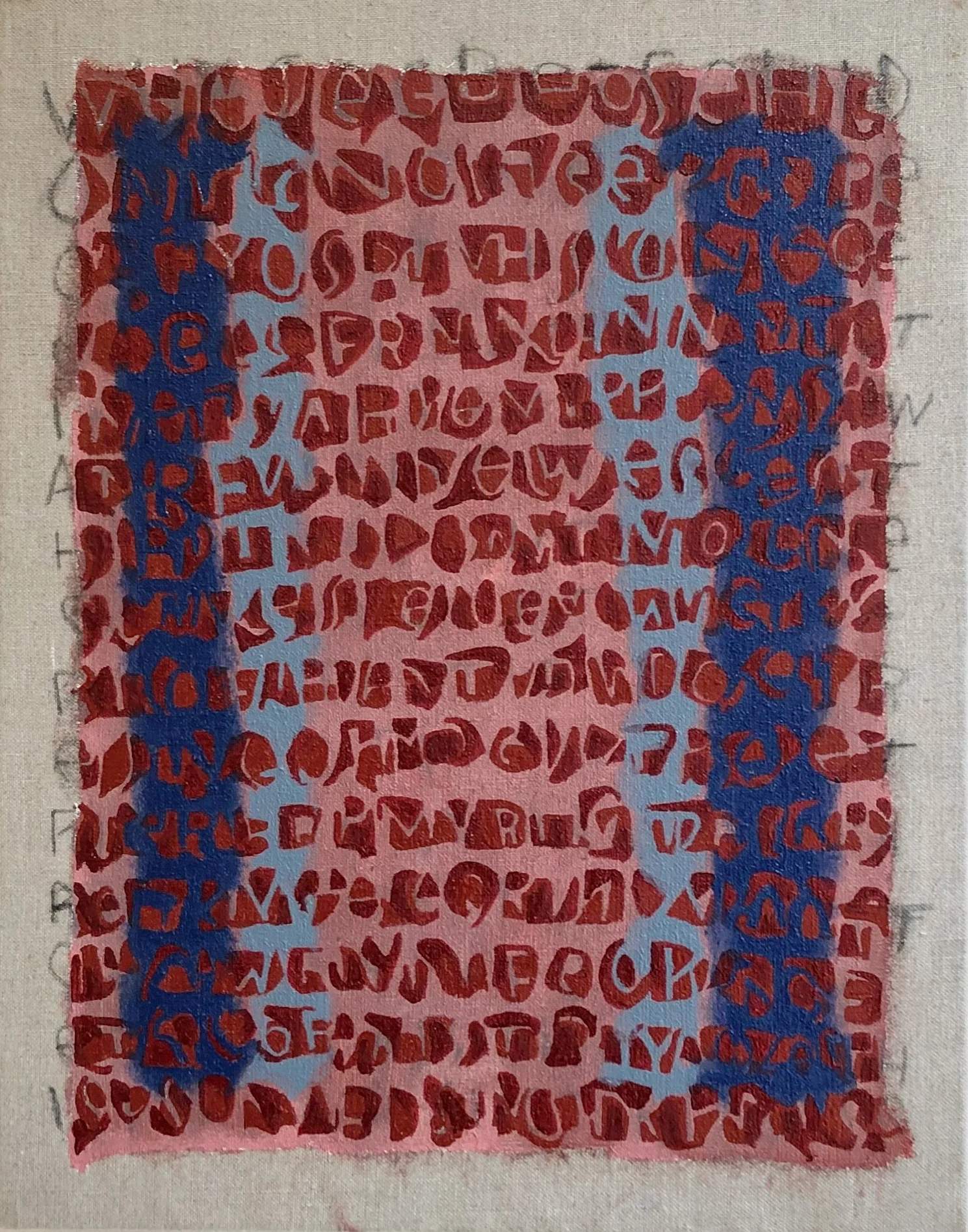  The secret is slightly obscured to make more desirable that which can't be fully possessed. After all, we pursue that which flees from us.   oil and graphite on linen over panel   11 x 14 in. 28 x 36 cm  2018   