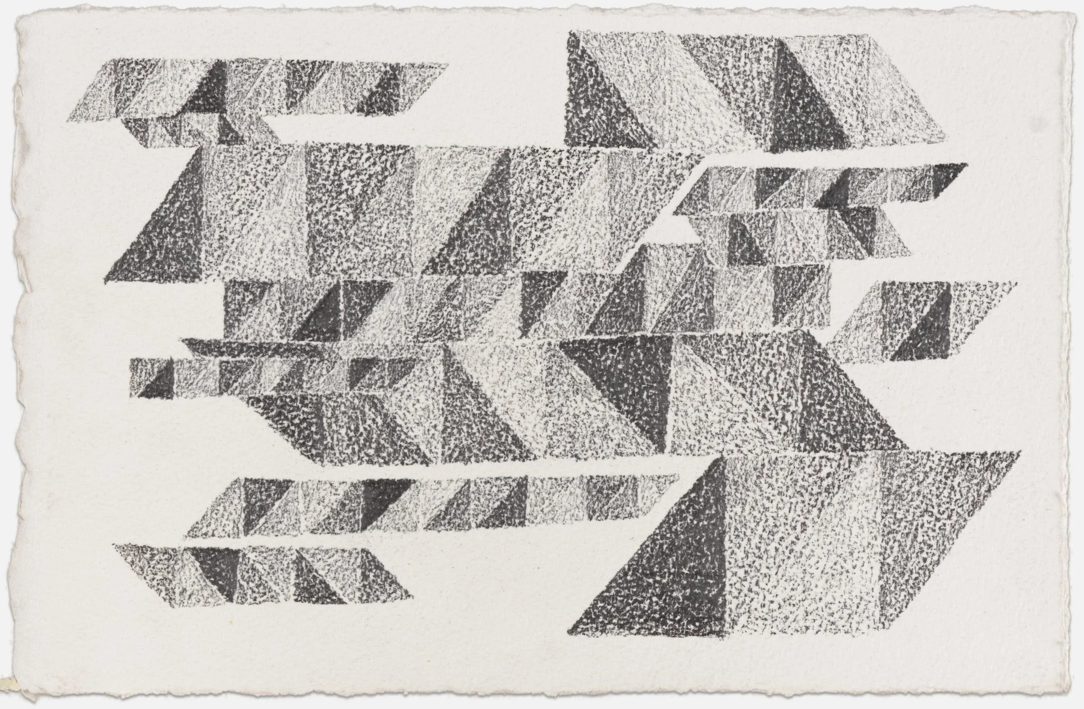 game vs. play, November 2024.     Graphite on paper.&nbsp;  7.5 x 11.5 in x 19 x 29 cm.  2024. 