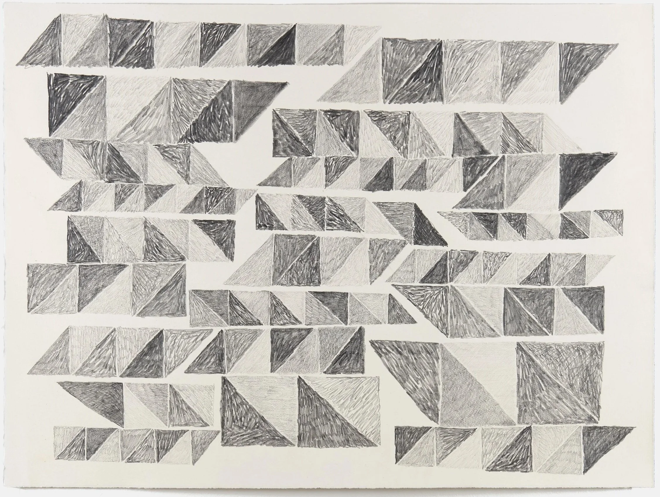  Game vs. Play, February 2025.    Graphite on Arches paper.&nbsp;  29.5 x 39.5 in. 75 x 100 cm.  2025. 