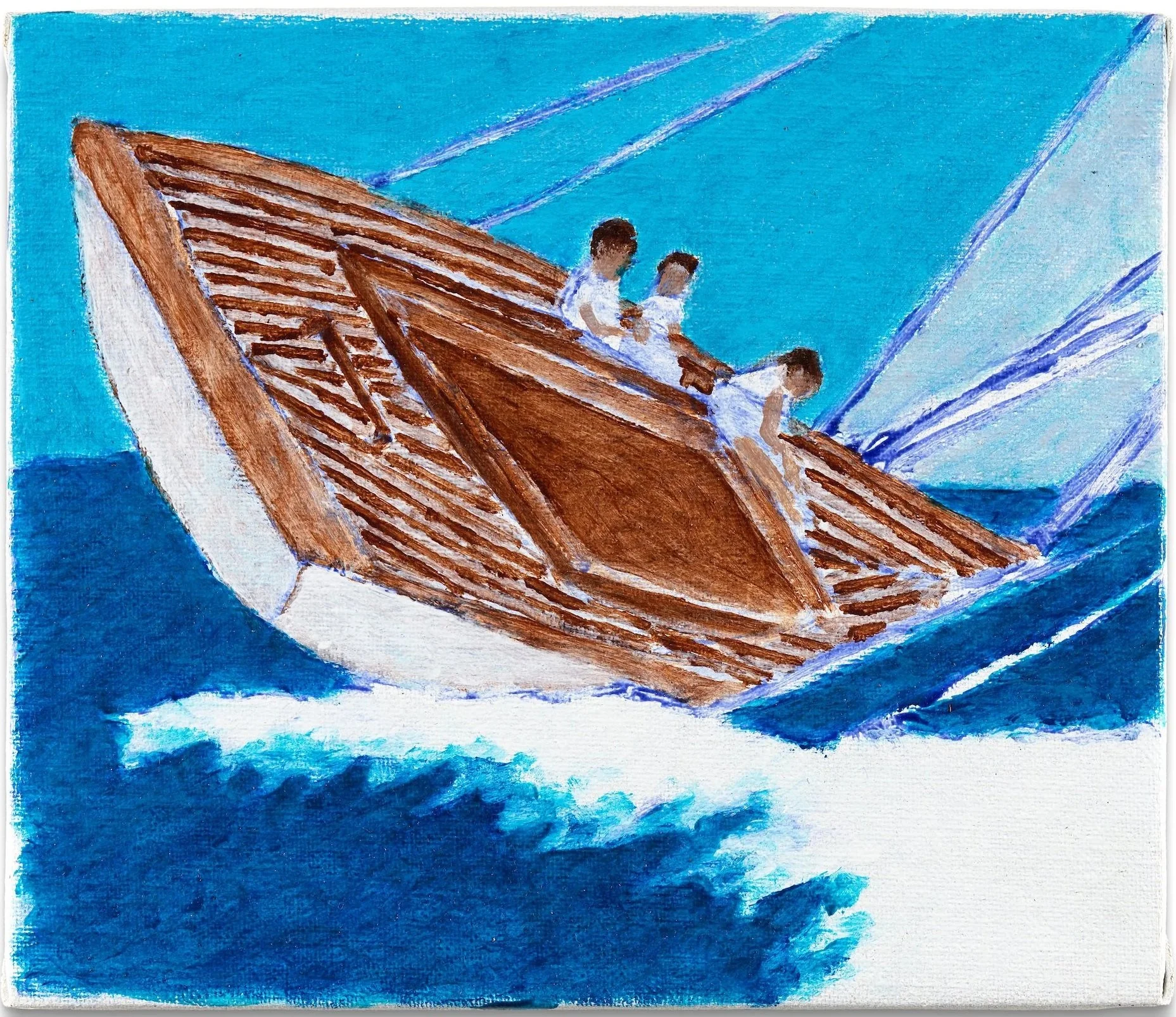  Three Brothers.    Oil on prepared linen over panel.&nbsp;  10 1/4 x 11 3/4 in. 26 x 30 cm.  2025.  