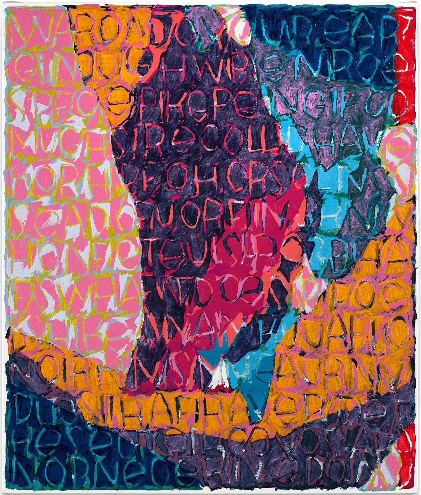  How many secrets are told under the cover of sheets and bedrolls.    Oil and oil pastel on canvas.&nbsp;  32 x 27 in. 81 x 69 cm.  2026.  