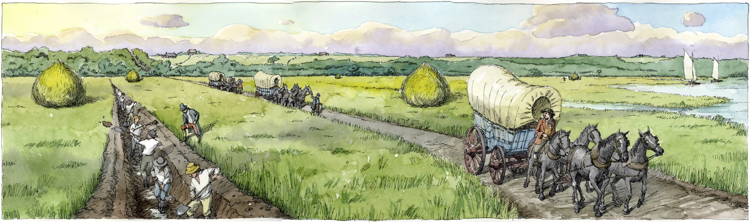 Dutch Settlers in the Meadows