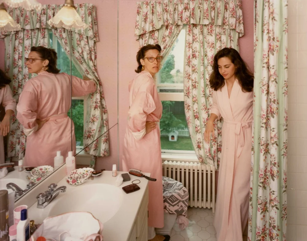 Jill & Polly in the Bathroom, 1987