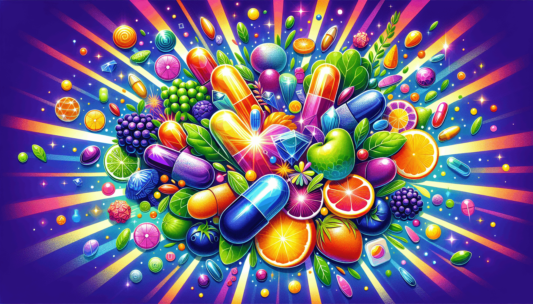 An illustration highlighting the role of antioxidant supplements in combating oxidative stress