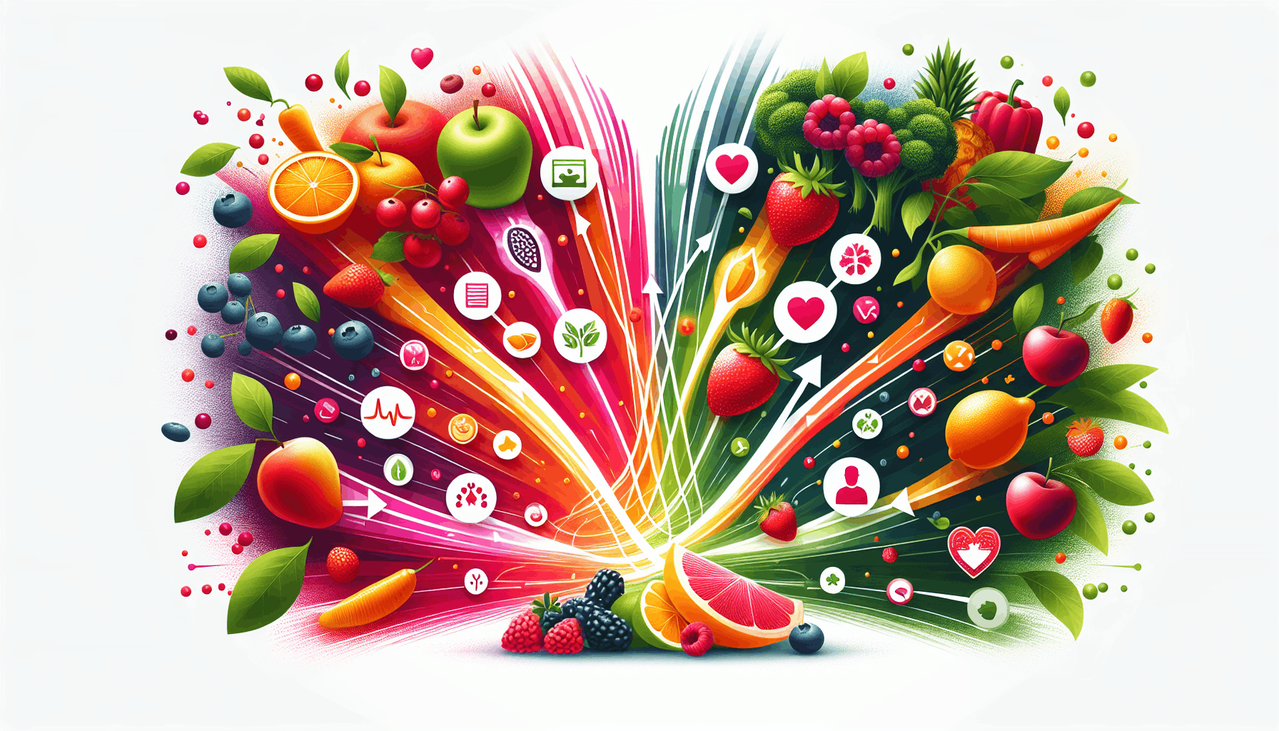 stylized image representing antioxidants
