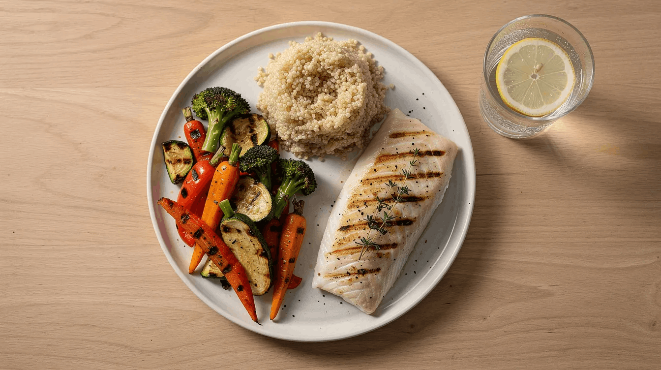 image of a balanced meal plate