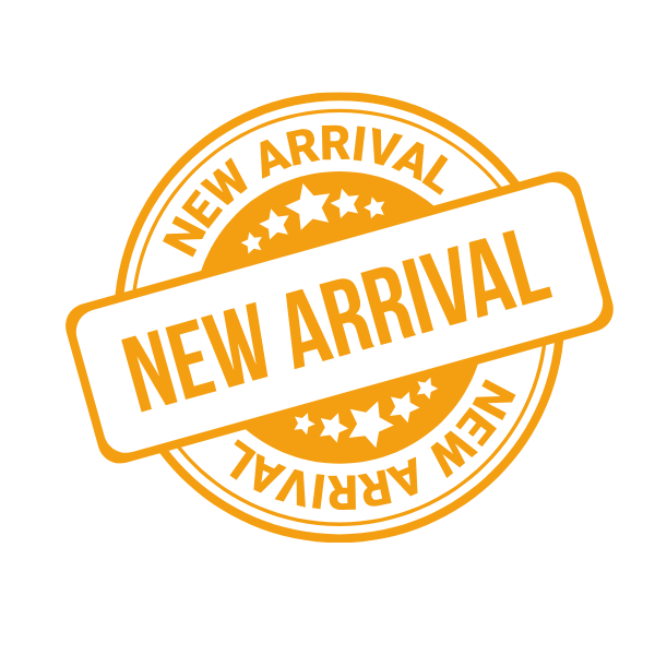 icon for new arrival announcement in orange.