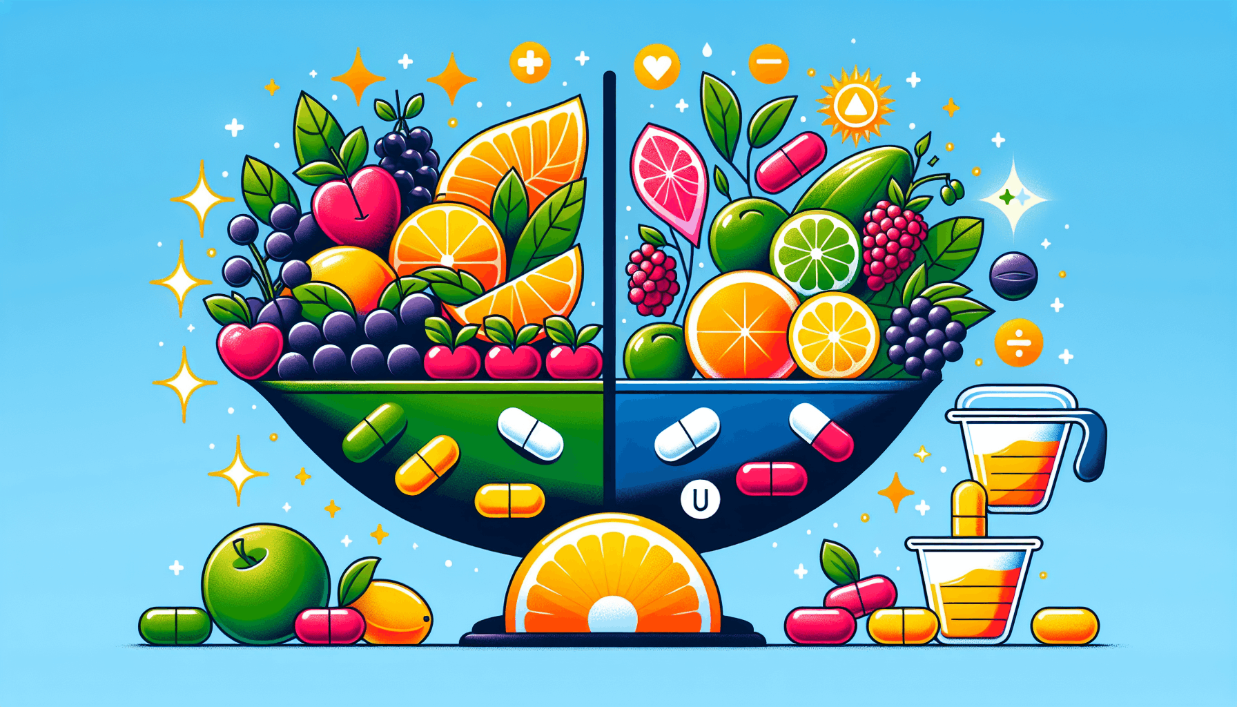 stylized image of antioxidant benefits.