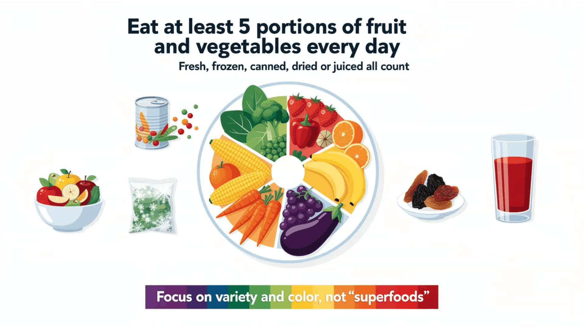 image of a variety of colourful fruits  and vegetables