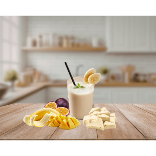 FREEZE DRIED BANANA MIX SMOOTHIE BITES (FAMILY PACK 1 LB)