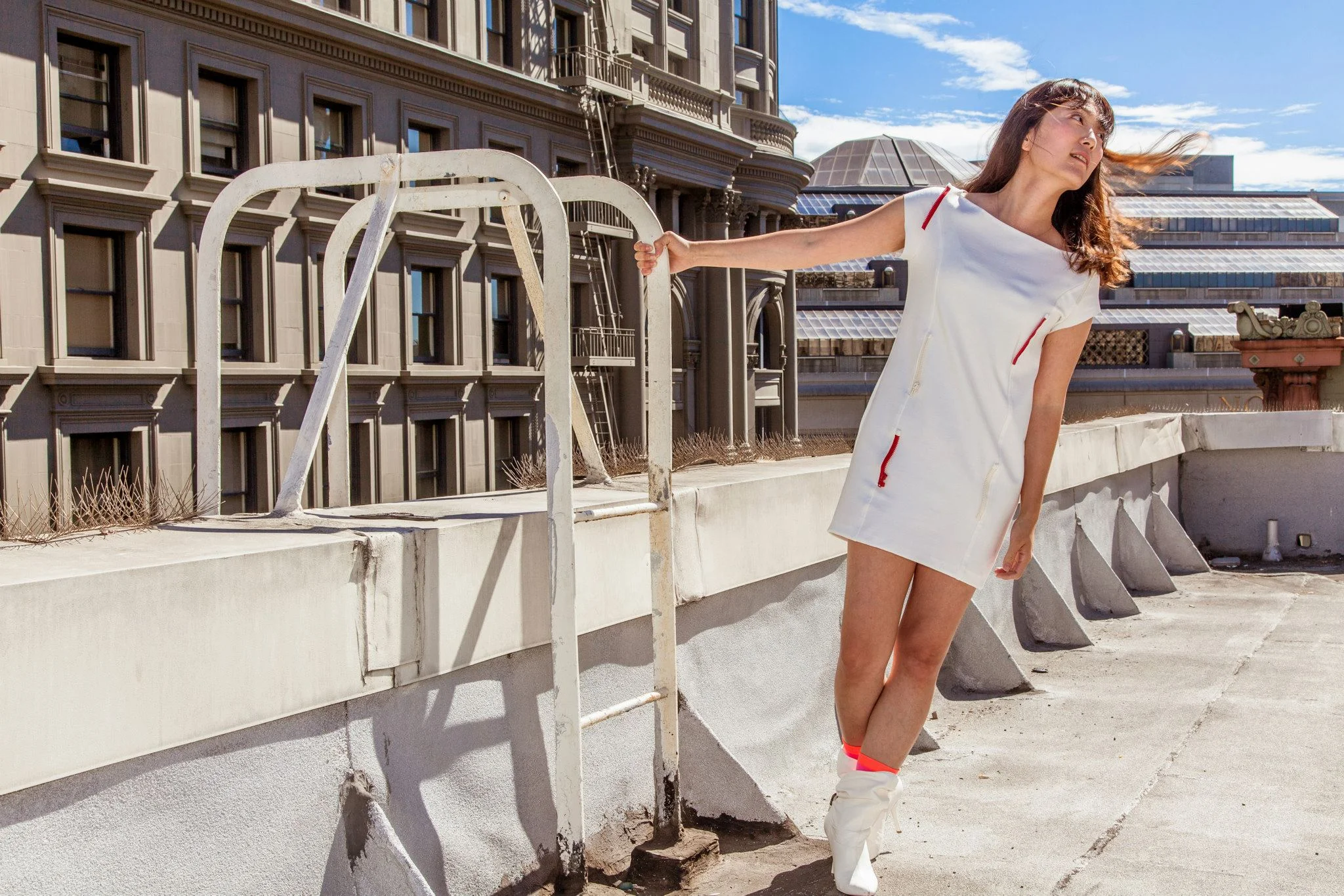   Borah Han's &nbsp;vision was aligned for Project Re-Think; To create a versatile fashion design from&nbsp;multiple fashion setups with a single purchased wardrobe — The "white dress wardobe".&nbsp;  &nbsp;The concept rises us out of the waste and c