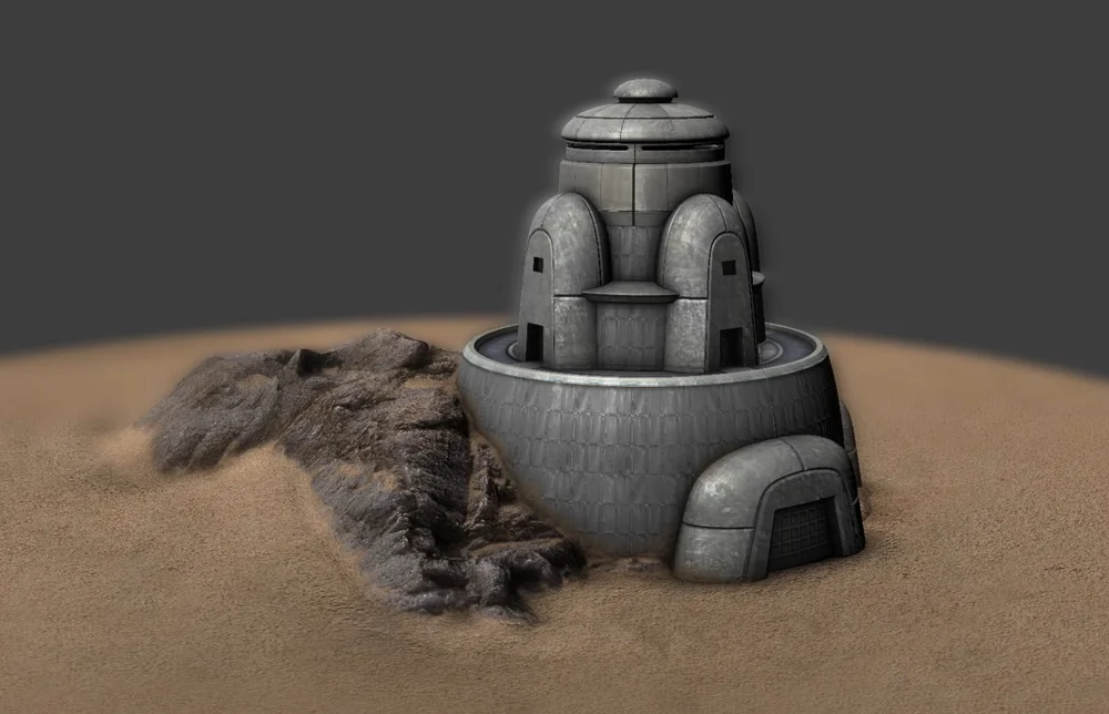 Desert SciFi Structure