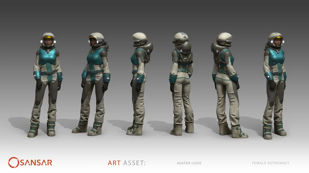 Female Astronaut Avatar