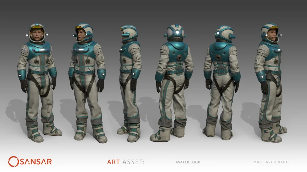 Male Astronaut Avatar