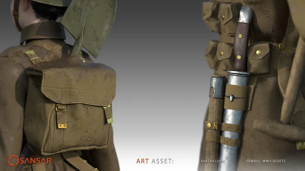 Female WWI Avatar — Assets II
