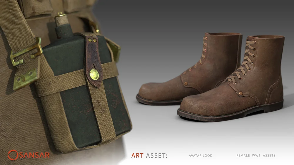 Female WWI Avatar — Assets I