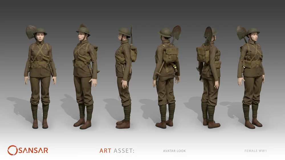 Female WWI Avatar