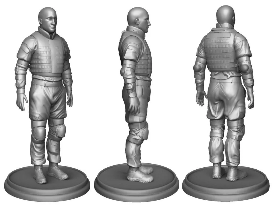 Soldier — Three-Quarter Study