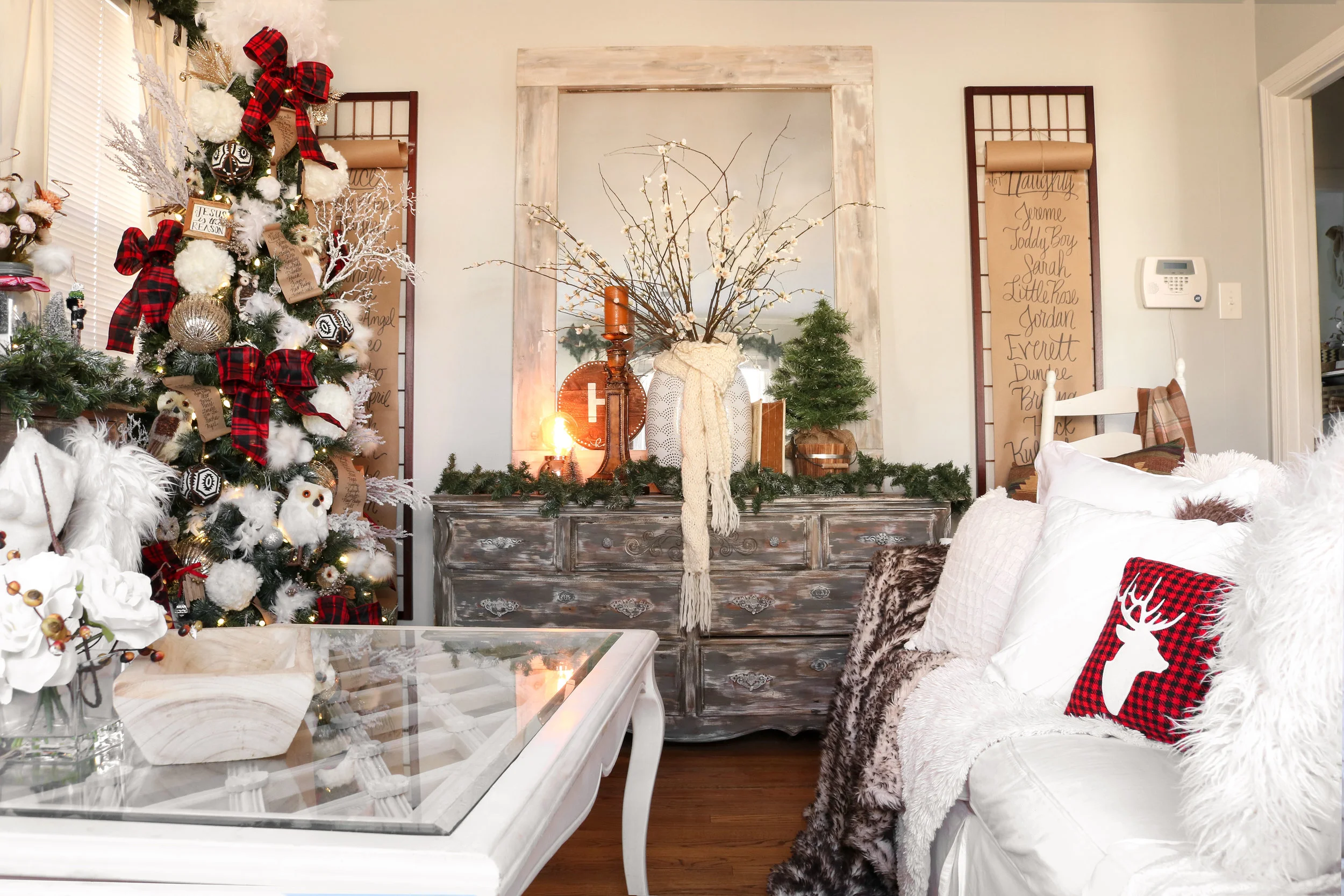 Santa Themed Christmas decor