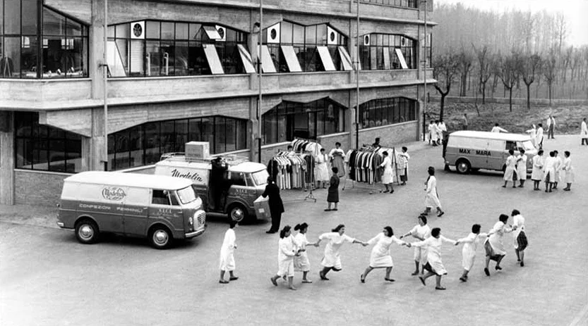 MAX MARA FACTORY AND HEADQUARTERS IN THE 1960'S.