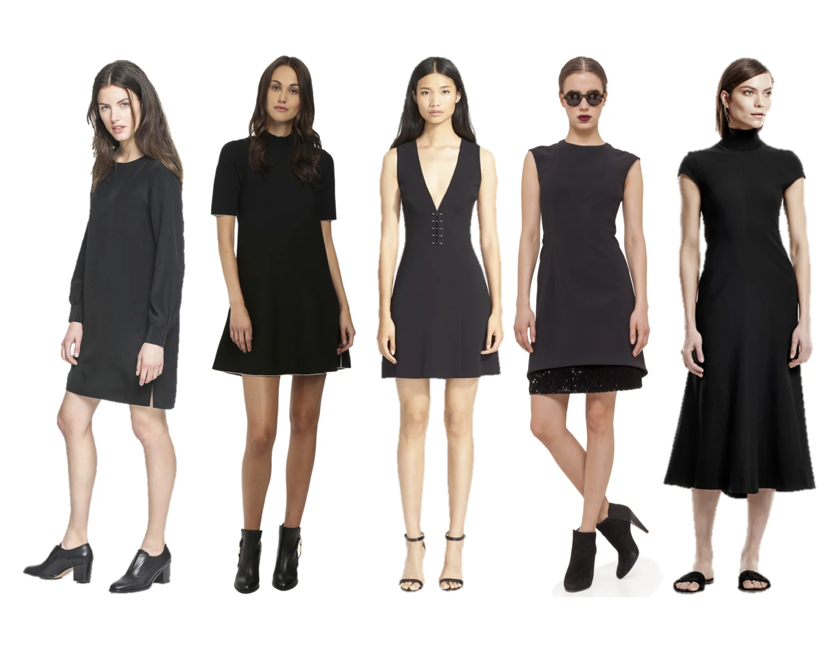 Leo & Sage Shift Dress, Theory Lakelyn Dress, A.L.C. Jacobson Dress, Akris Punto Contrast Hem Dress, Theory Kadrayel Dress