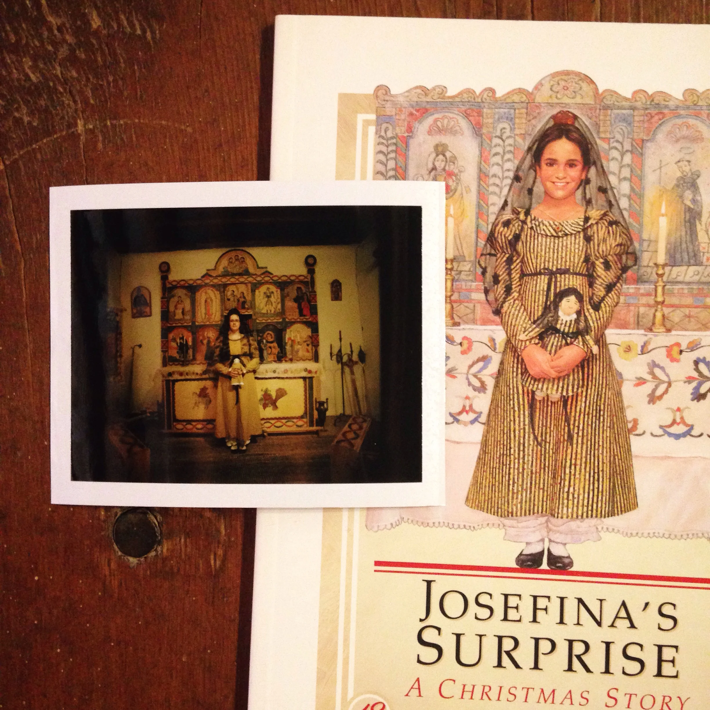 a polaroid teaser from the day's shoot 
