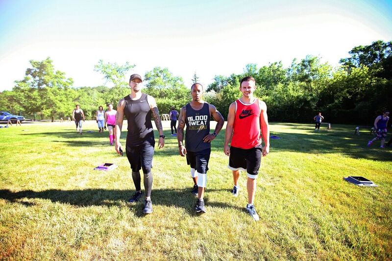Tag team boot camp warmup