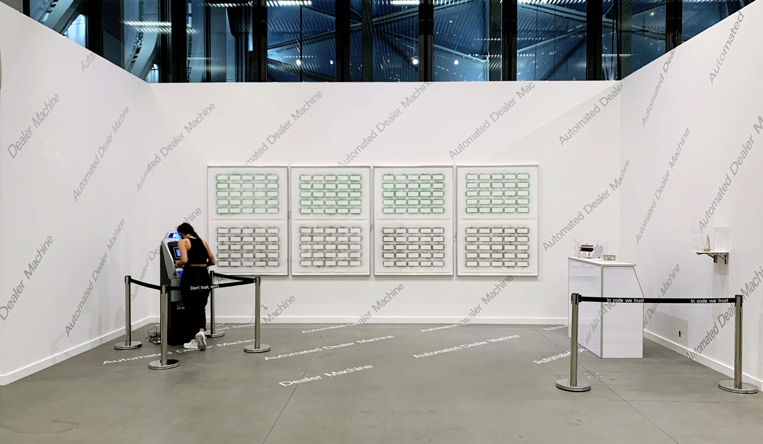 Don't Trust, Verify, Agustina Woodgate. Frieze NY.