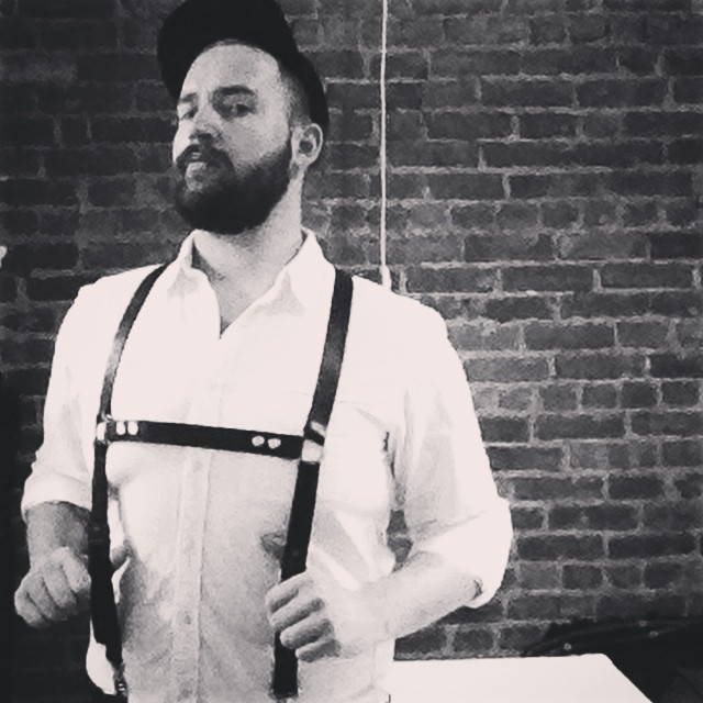Tyler actually ordered the first pair of Bondage Braces as a custom project. He got so many compliments on them, I decided to start offering them as a staple Black Spoke Leather Co. product. Here they are with the lederhosen-inspired removable chest strap. They also come with an O-ring chest strap, so you get 3 looks in 1. 