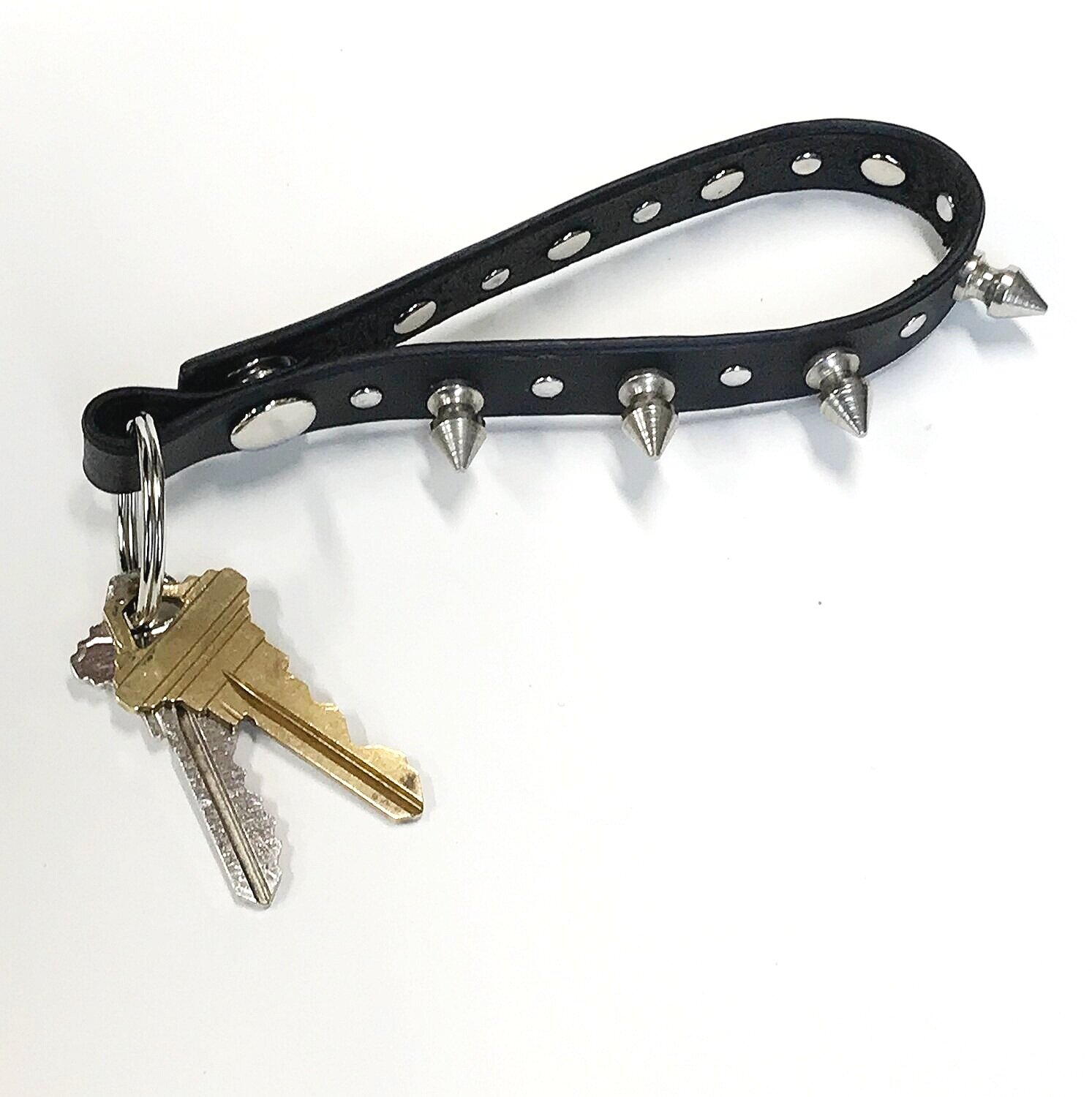 Spike Keychain Loop — Sarah M. Holm - Art - Clothing - Leather