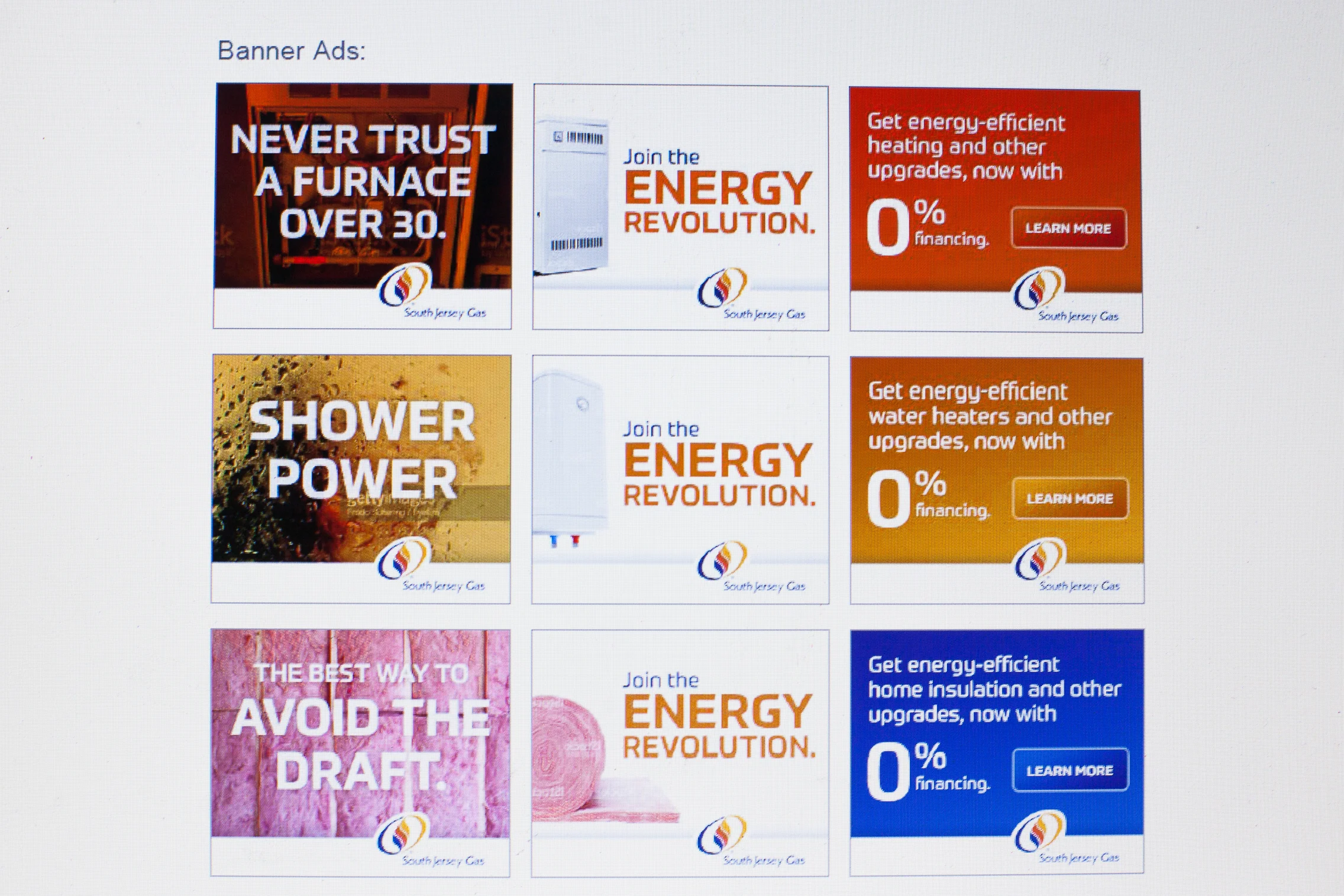 South Jersey Gas Digital Media Campaign. Agency: BrandCool